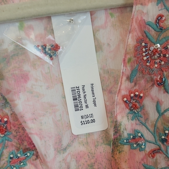 NWT Soft Surroundings Women's Primavera Topper Fringe Cardigan Sz M,XL MRSP $110 - Picture 8 of 8